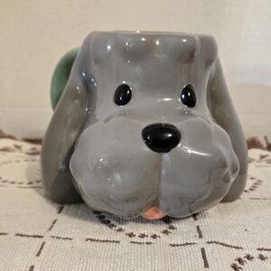 Yuri On Ice Ceramic Makkachin Mug, Grey Poodle Face
